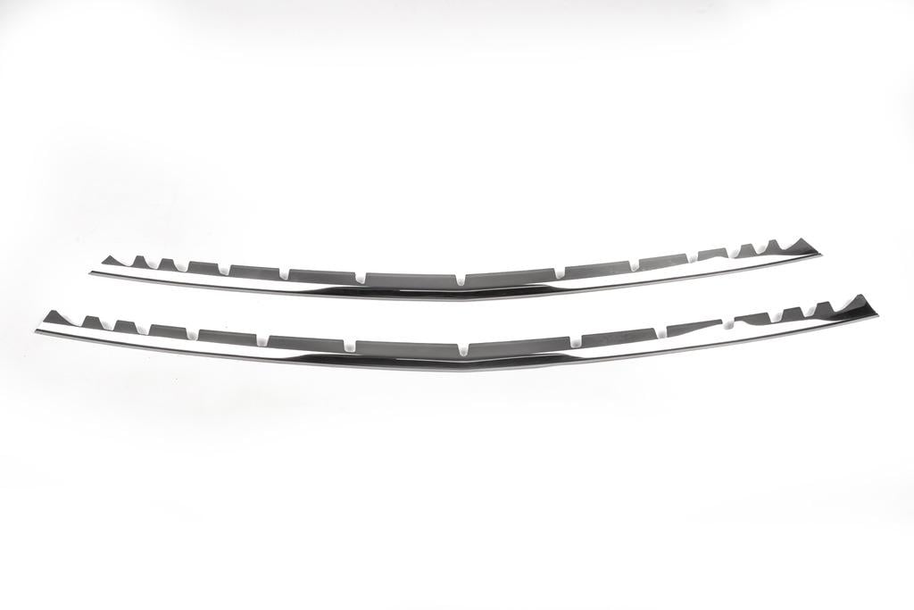 Накладки на решетку бампера Vito грузовой Omsa Line для Mercedes Vito/V-class W447 2014- гг. нержавеющая сталь Хром