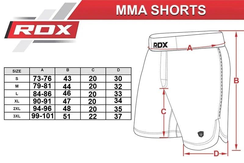 Шорти MMA RDX T15 S Red (MSS-T15R-S) - фото 6