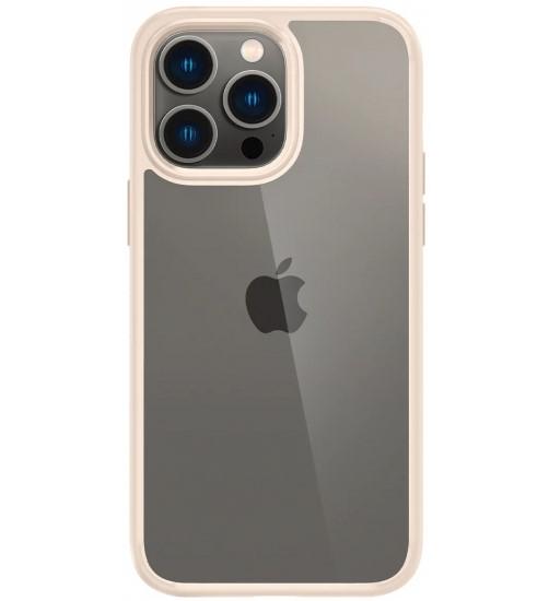 Чехол для телефона Spigen Ultra Hybrid Apple iPhone 14 Pro Прозрачный с бежевым (ACS04963)