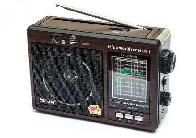 Радиоприемник цифровой Golon RX-9966 FM портативный (1282320120)