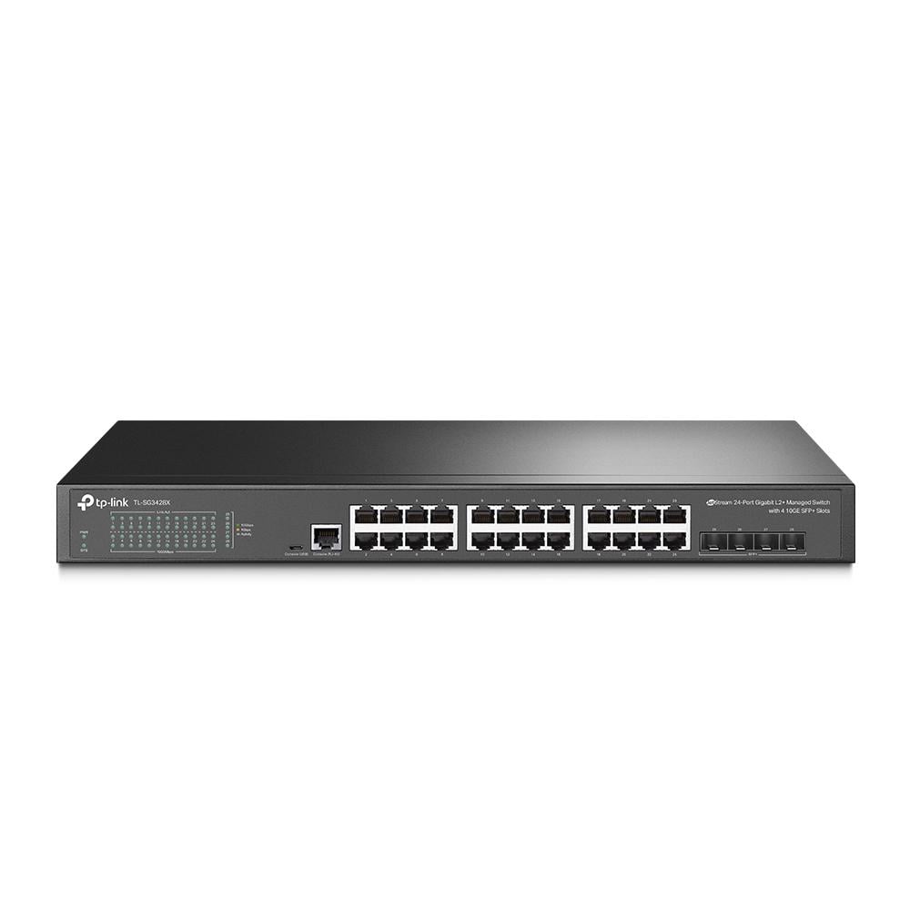 Комутатор гігабітний TP-Link TL-SG3428X 24хRJ45/4xSFP+ (562968)