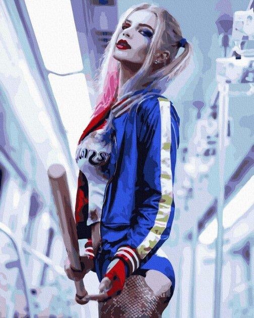 Картина по номерам Харли Квин Отряд самоубийц DC 40х50 (GX41780)