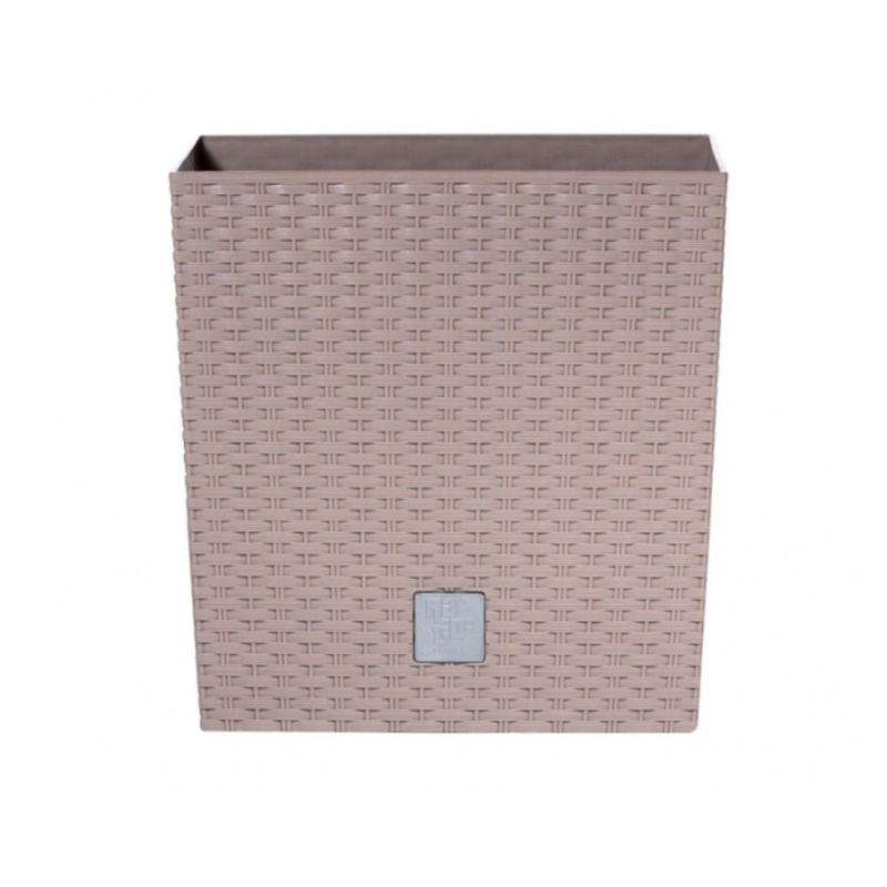 Горшок для цветов Prosperplast Rato со вставкой 2в1 Н-22,8 см Мокко (70893-7529)