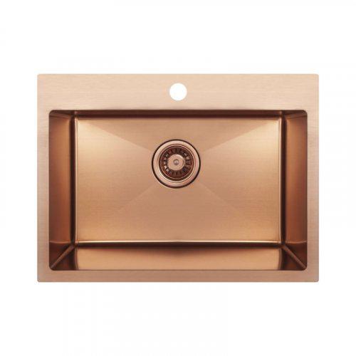 Кухонная мойка Imperial Handmade D5843BR 2.7/1.0 мм (IMPD5843BRPVDH10) Кухонная мойка Imperial Handmade D5843BR 2.7/1.0 мм (IMPD5843BRPVDH10)