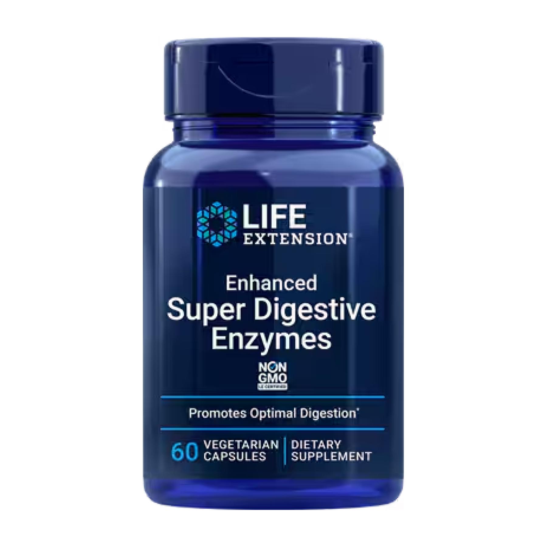 Натуральная добавка Enhanced Super Digestive Enzymes 60 veg caps (2023-10-2659)