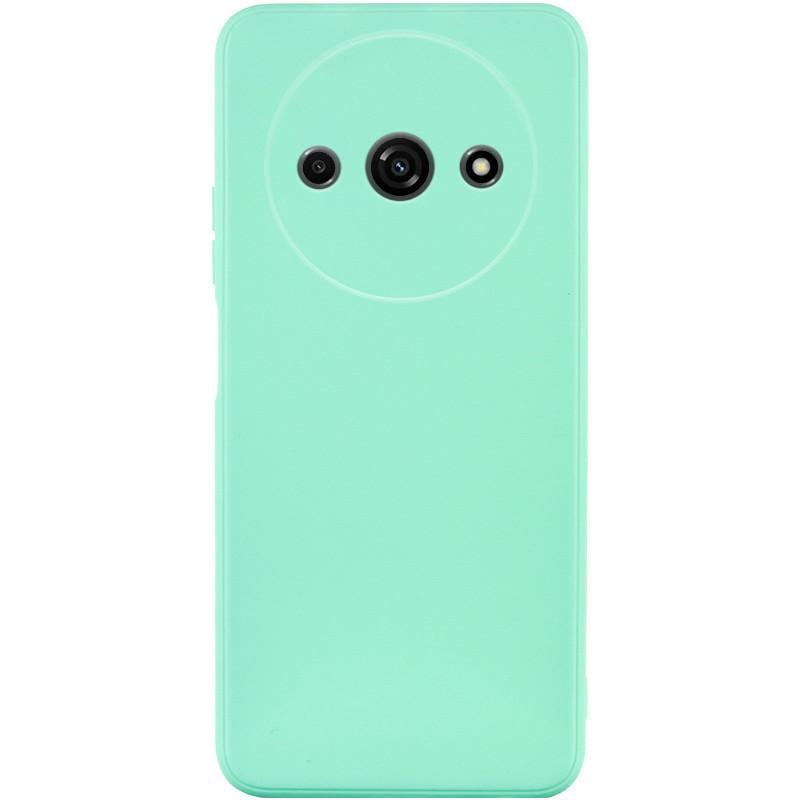 Противоударный Силиконовый чехол Candy Full Camera для Xiaomi Redmi A3 Зеленый/Menthol