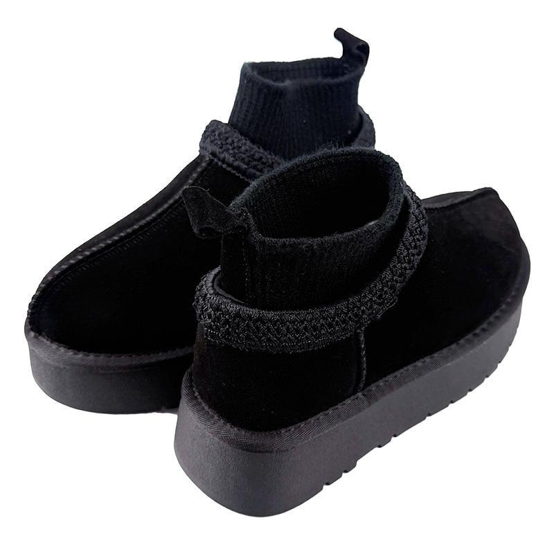 Угги женские замшевые на платформе 190-1г. 41 26,5 см Черный - фото 3 Угги женские замшевые на платформе 190-1г. 41 26,5 см Черный - фото 3