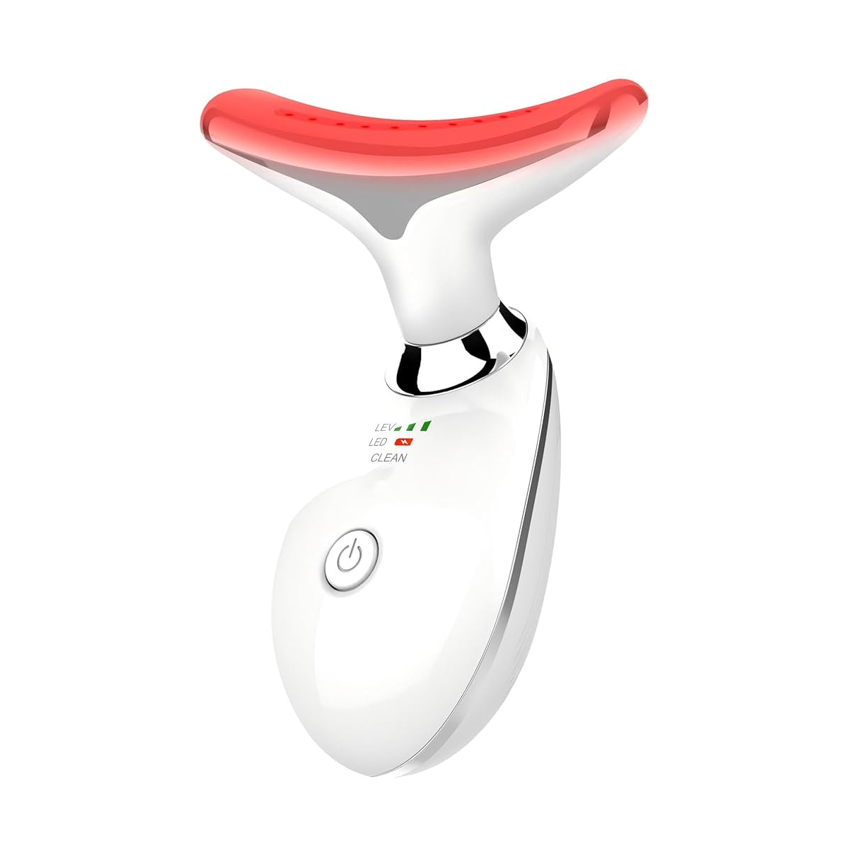 Масажер вібраційний для обличчя та шиї мікрострумовий з LED світлотерапією Масажер вібраційний для обличчя та шиї мікрострумовий з LED світлотерапією