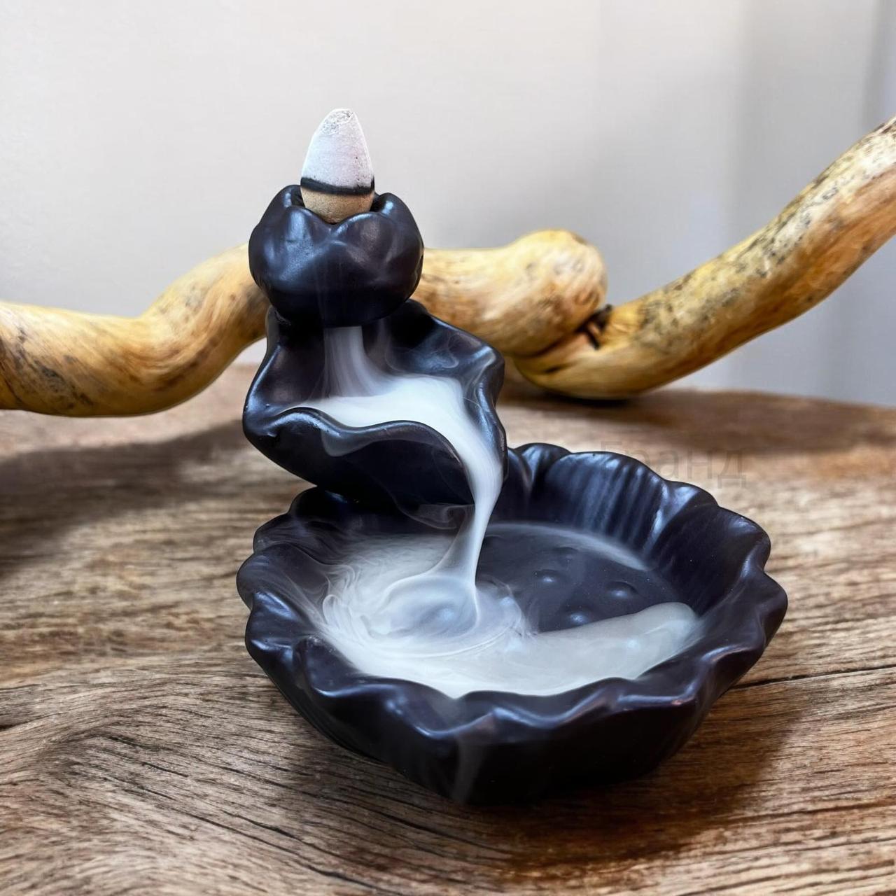 Подставка под благовония Лотос и 5 конусов (35069N) - фото 3 Подставка под благовония Лотос и 5 конусов (35069N) - фото 3