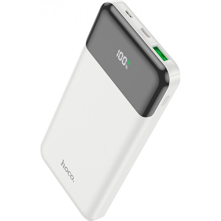 Зовнішній акумулятор Hoco J102 Cool Figure 10000 mAh 20W White - фото 3