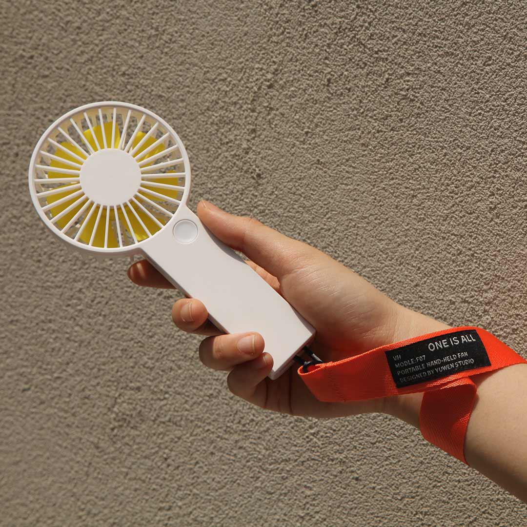 Портативный вентилятор VH Mini Portable Handheld Fan (F07) Orange - фото 7