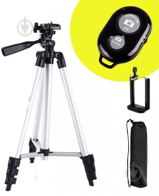 Штатив TRIPOD 3110 для Телефона Камеры Фотоаппарата с Bluetooth Кнопкой 102см Штатив TRIPOD 3110 для Телефона Камеры Фотоаппарата с Bluetooth Кнопкой 102см