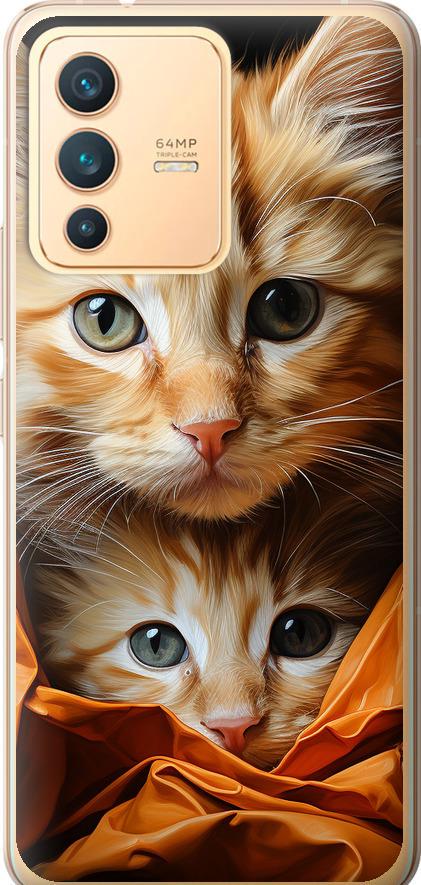 Чехол на Vivo V23 Котики 2 (5664u-2642-42517)