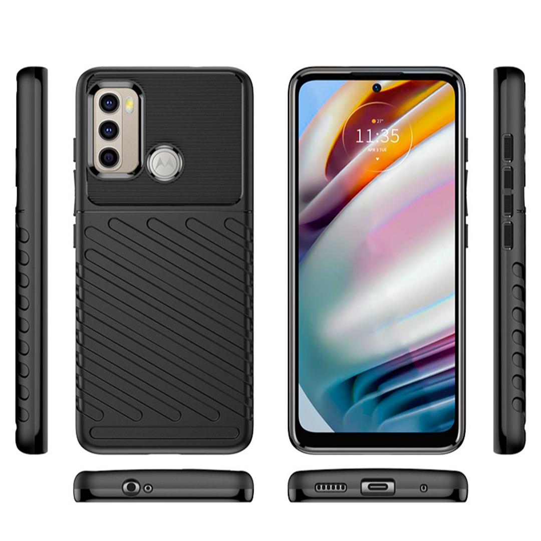 TPU чехол MoFan Mobile Shell для Motorola Moto G60 (xt2135) Черный (ECR_7059) - фото 2