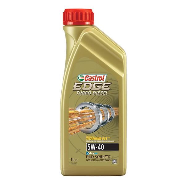 Масло моторное Castrol Edge Turbo Diesel 5W-40 1л - фото 1