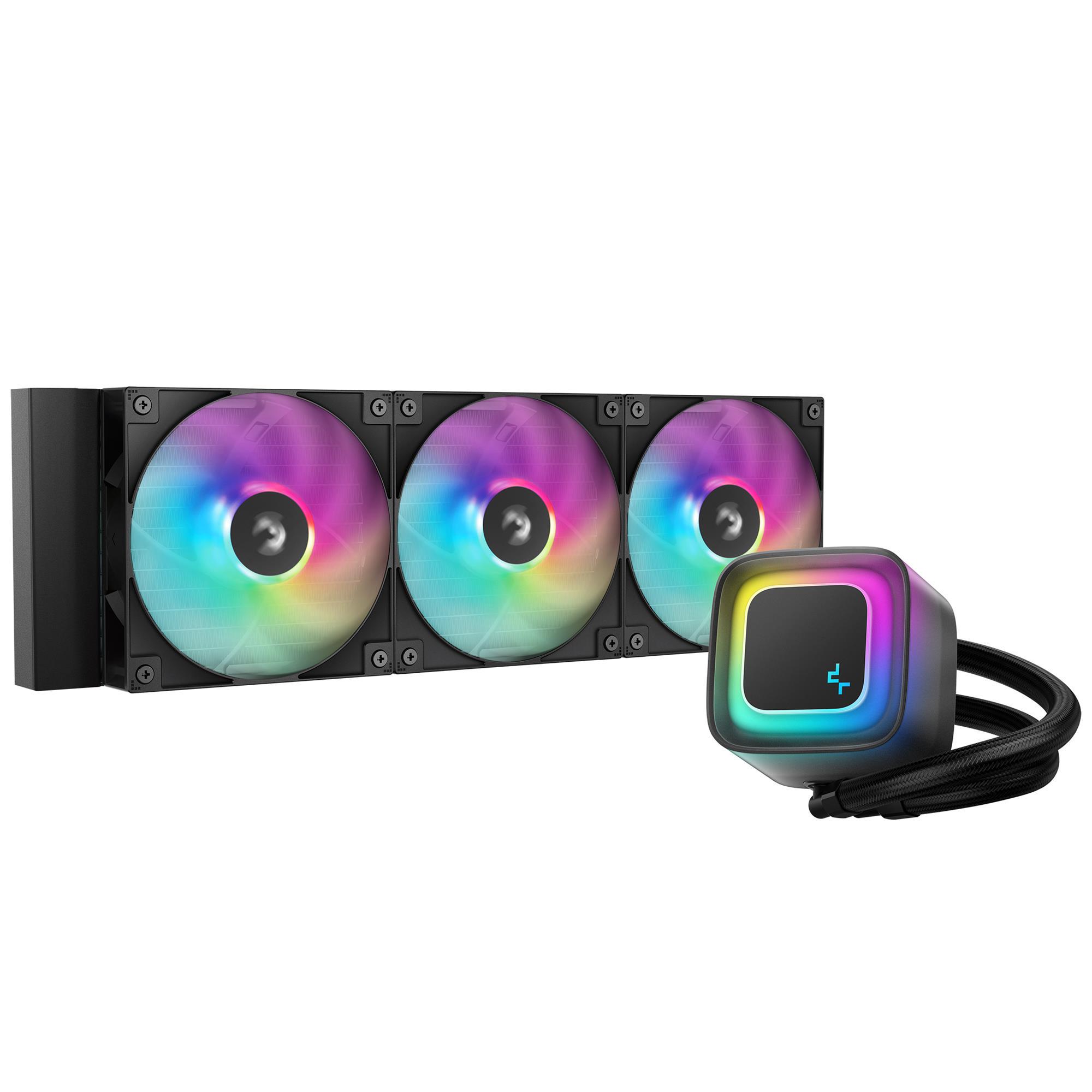 Система водяного охолодження Deepcool LE360 V2 з вентиляторами 120 мм Black (R-LE360-BKAMMC-G-2)