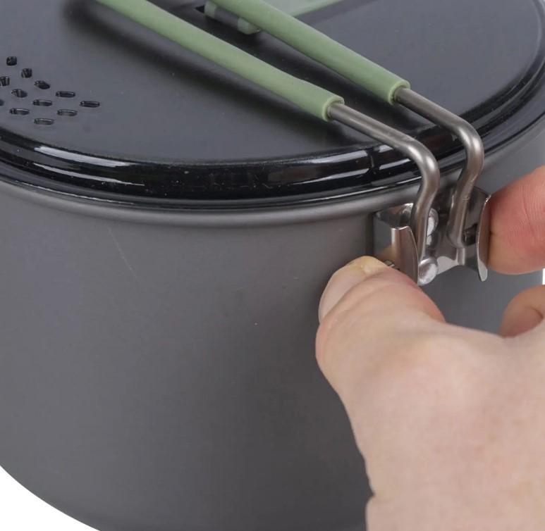 Кастрюля Bo-Camp Explorer Hard Anodized 1L Grey/Green (DAS302115) - фото 6 Кастрюля Bo-Camp Explorer Hard Anodized 1L Grey/Green (DAS302115) - фото 6