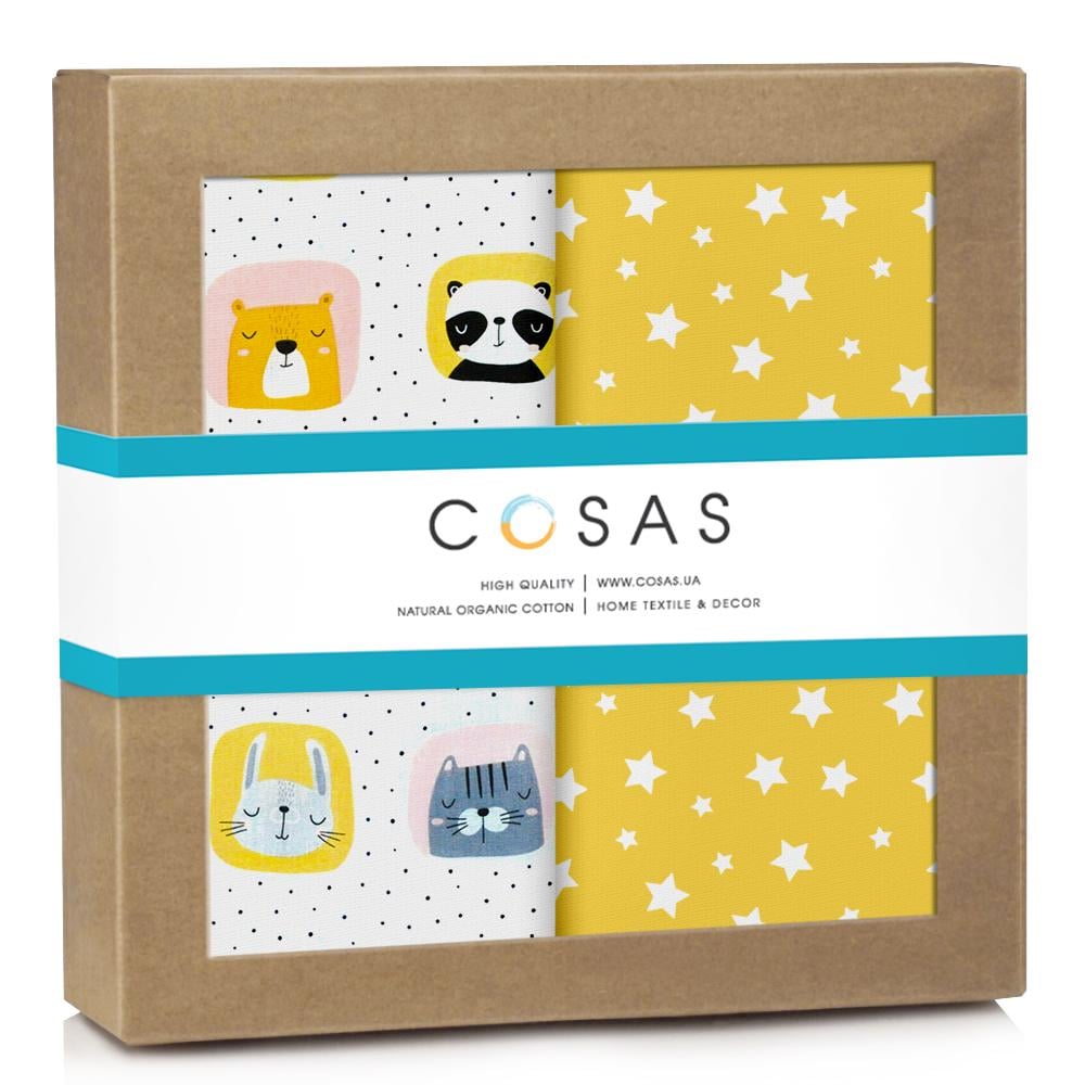 Пеленки детские Cosas Color Animals многоразовые 2 шт. (4822052227381)