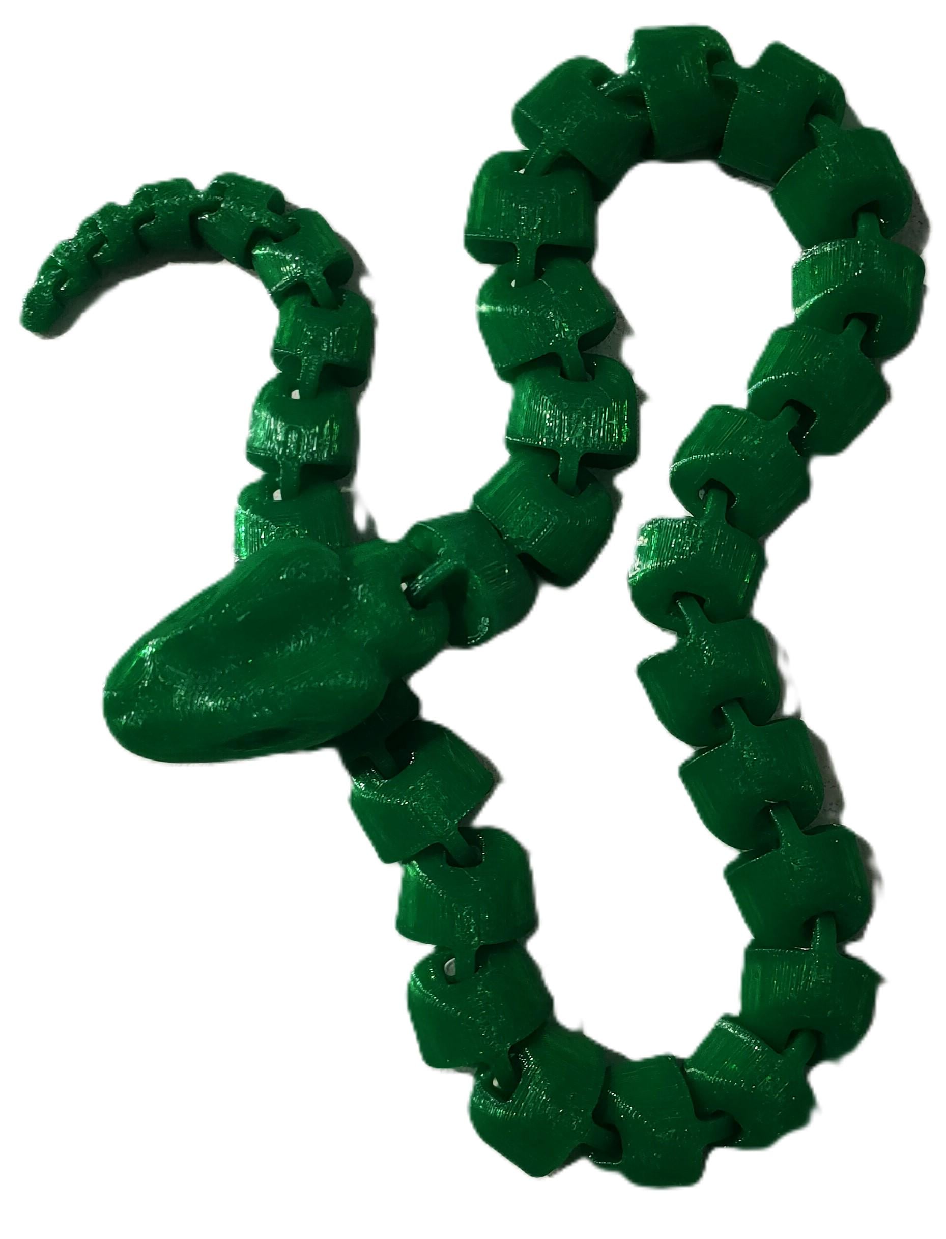 Змея зеленая длиной 480 мм (MIYA-31G-EL)