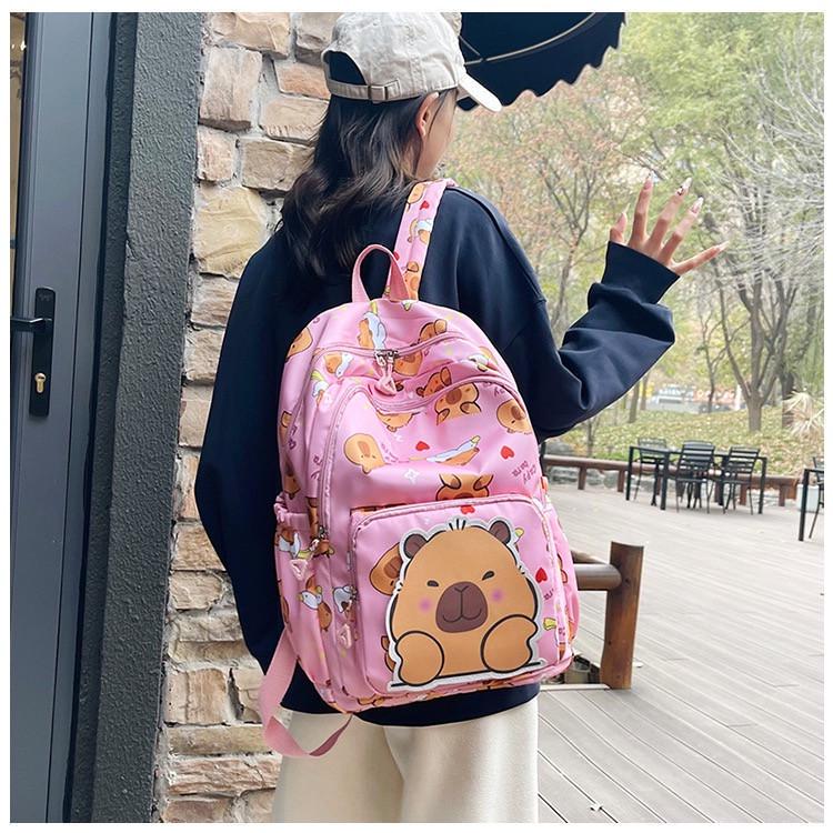 Рюкзак детский Капибара 10496 Розовый (27484929) - фото 6 Рюкзак детский Капибара 10496 Розовый (27484929) - фото 6