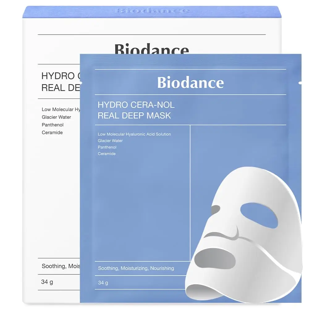Маска для відновлення шкіри Biodance Hydro Cera-nol Real Deep Mask гідрогелева з керамідами та льодовиковою водою 34 г (21463255)
