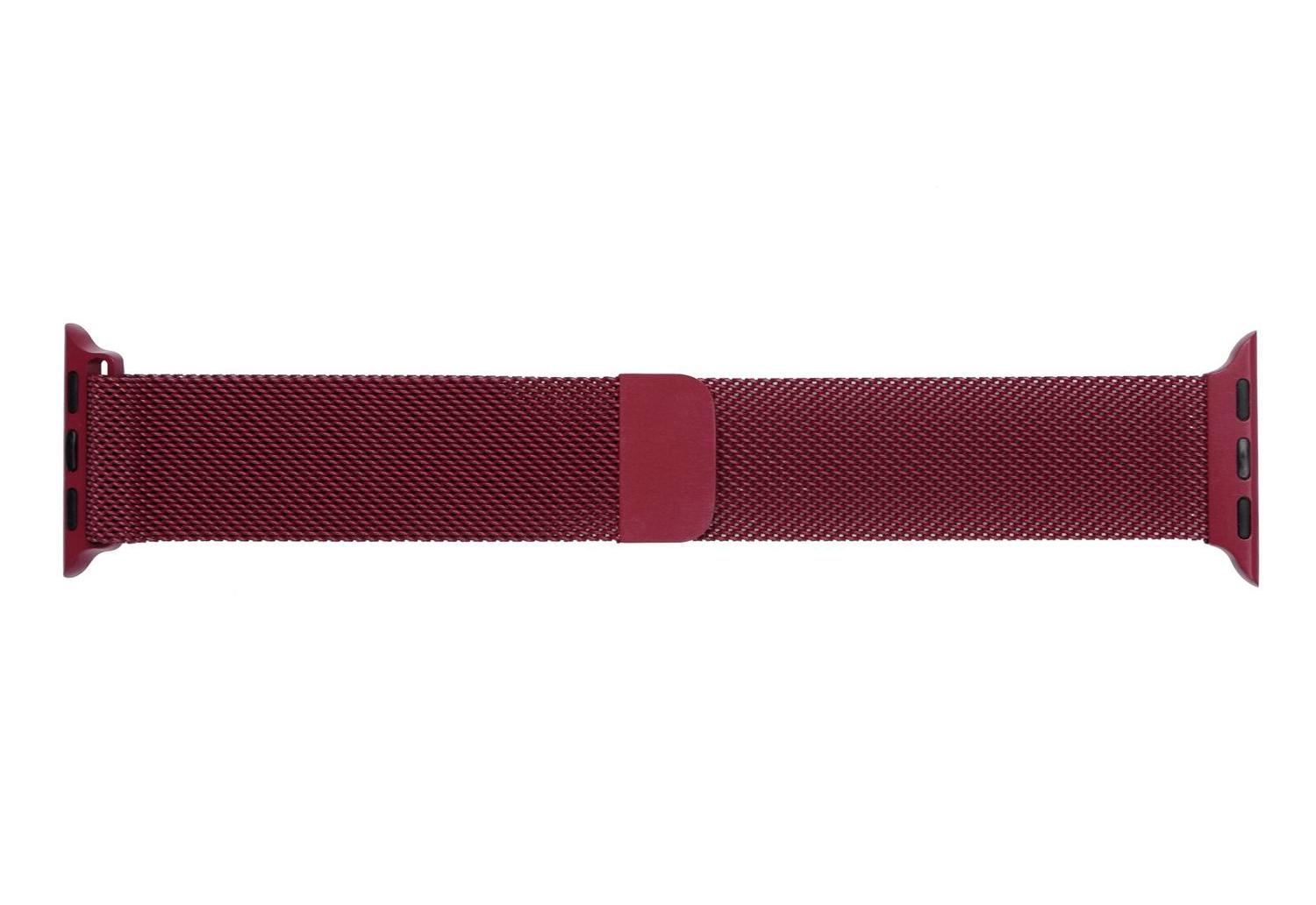 Ремінець для спортивних годинників Armorstandart Milanese Loop Band для Apple Watch All Series 38/40 мм Burgundy (ARM55255) - фото 1