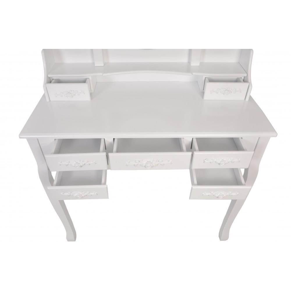 Туалетний столик Bonro-В020 червона табуретка (20000038) - фото 6 Туалетний столик Bonro-В020 червона табуретка (20000038) - фото 6