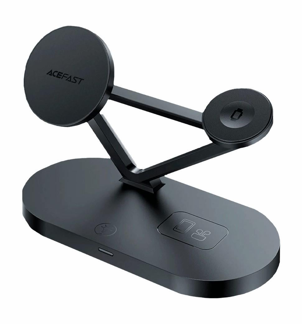 Зарядное устройство беспроводное Acefast E9 Desktop 3in1 Wireless Charging Black (15338666)