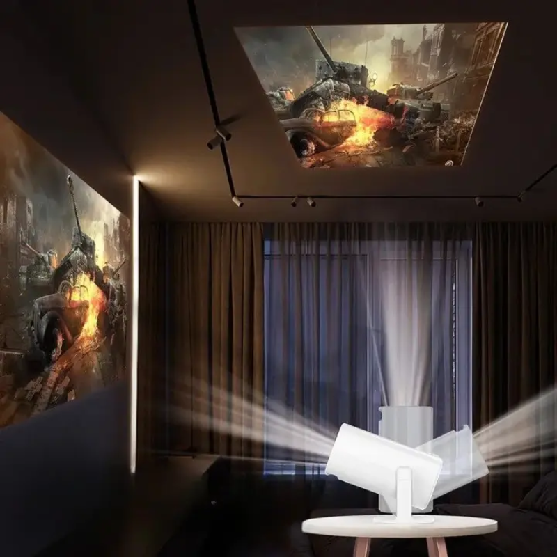 Смарт-проєктор S40 із двома джойстиками Bluetooth/WiFi 1280x600p (25880225) - фото 6 Смарт-проєктор S40 із двома джойстиками Bluetooth/WiFi 1280x600p (25880225) - фото 6