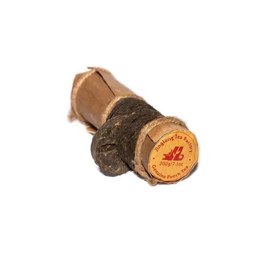 Чай Пу Эр Шу прессованный в бамбуке чжутун Цзин Лун 200 г 20 таблеток по 10 г (40029)