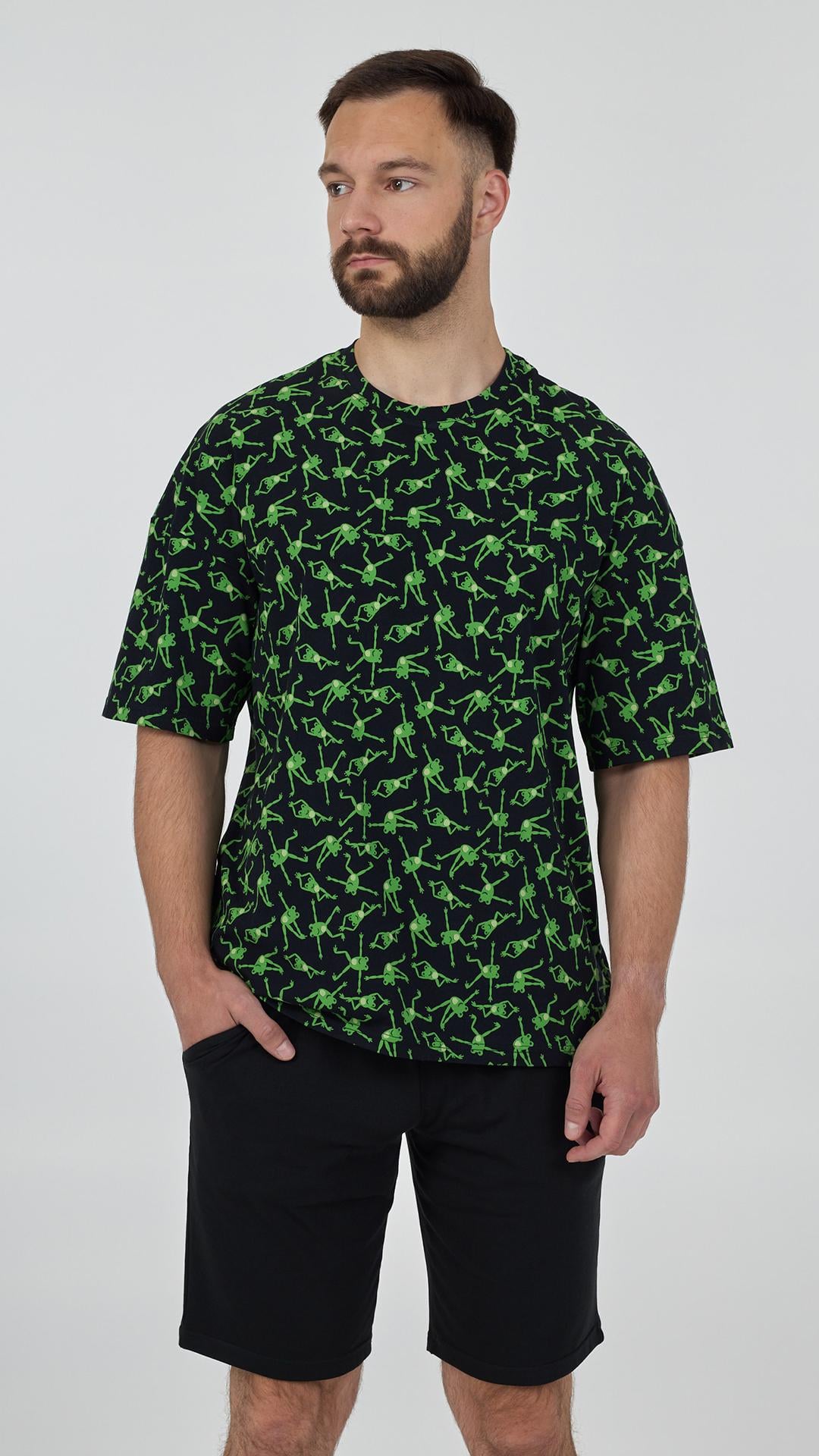 Комплект мужской Ellen Happy frog mpk 2370/00/02 M Зеленый/Черный