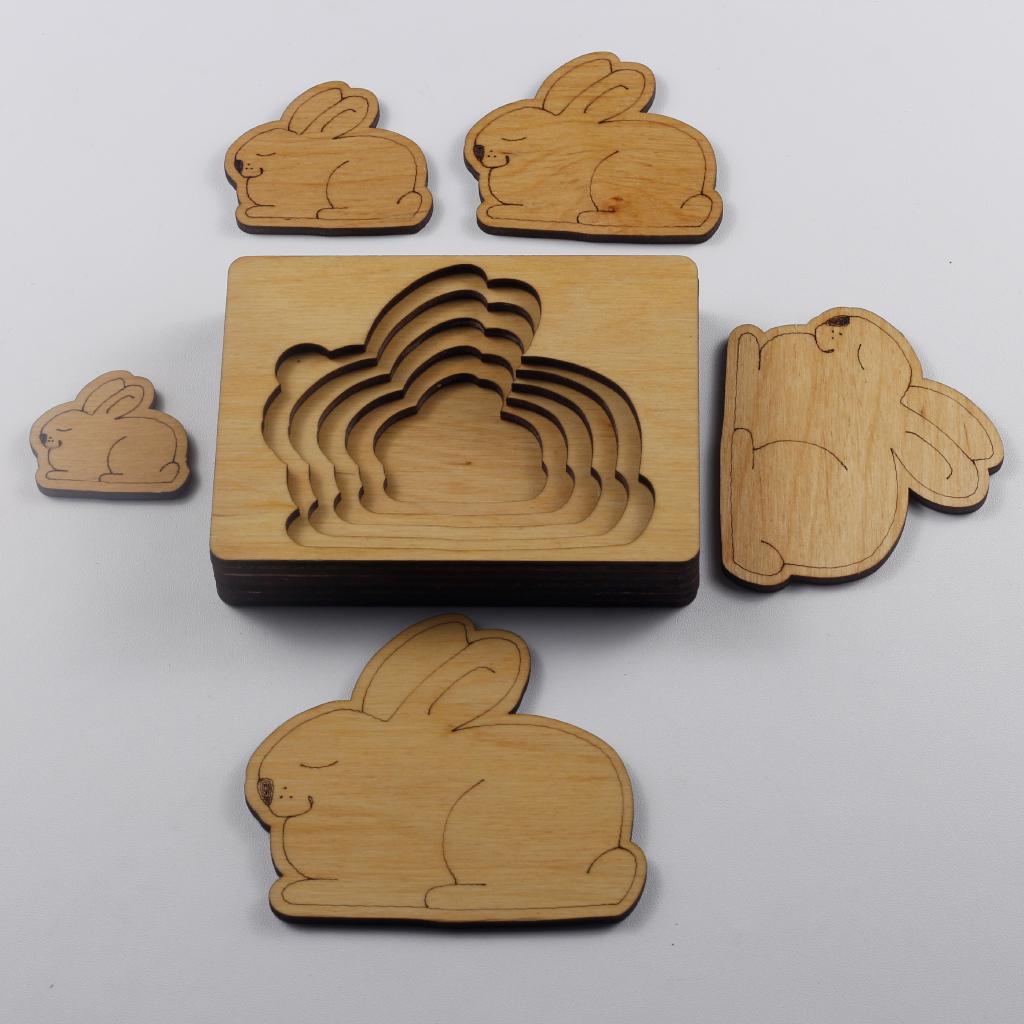 Сортер з дерева Кролик 1 (05050017) - фото 3 Сортер з дерева Кролик 1 (05050017) - фото 3
