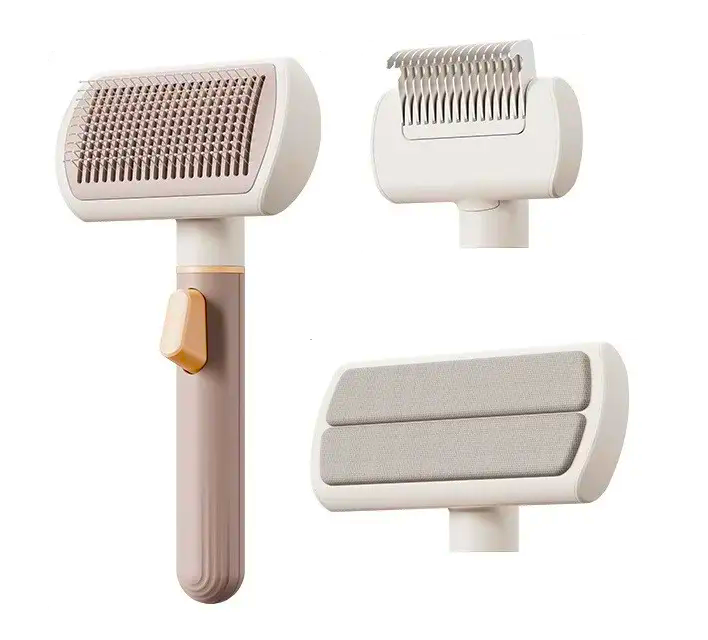 Расческа для удаления шерсти домашних животных Pet hair brush removal 3в1 (8-18-2054157)