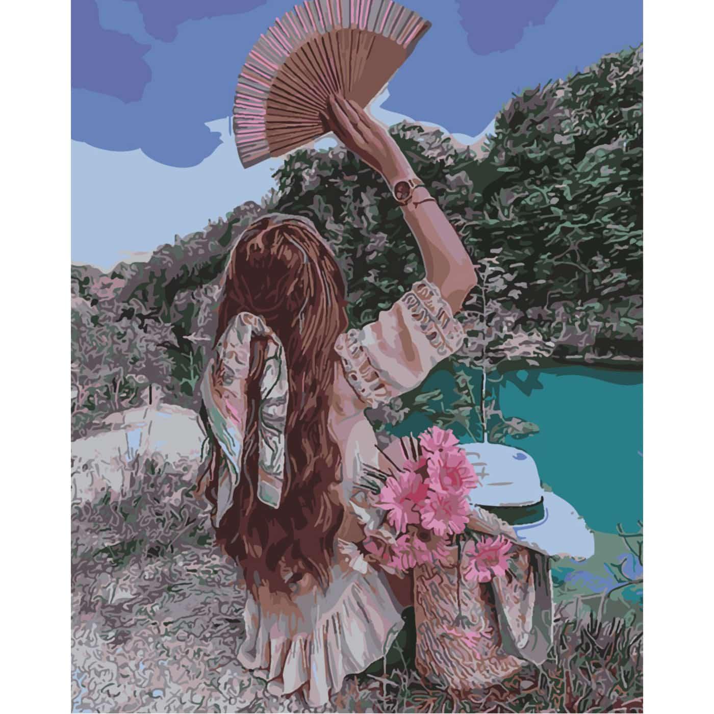 Картина по номерам Strateg Легкость 40х50 см (SY6486)