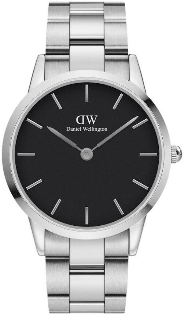 Часы кварцевые Daniel Wellington DW00100342 Iconic Link 40 S Black