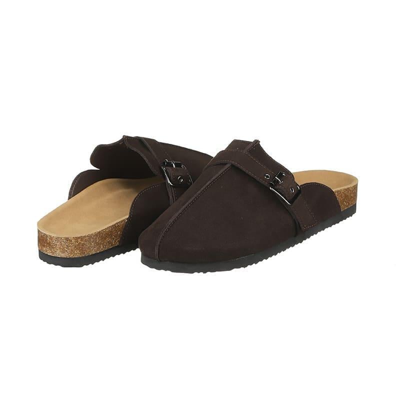 Клоги женские MeiDeli D95-9 замшевые р. 37 Коричневый (50037)