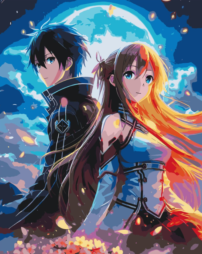 Картина за номерами Орігамі Сворд Арт 40х50 см (LW32489)