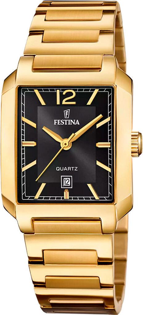 Наручные часы женские Festina F20680/4 On The Square со стальным корпусом WR 50 м и черным циферблатом