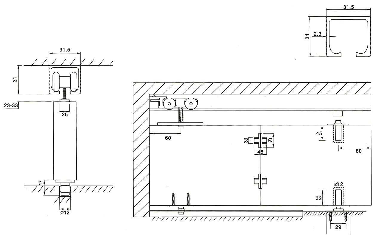 ᐉ Раздвижная система-книжка EKF 120005 для межкомнатных дверей • Купить ...