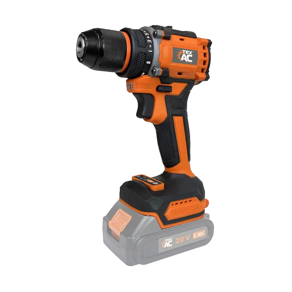 Шуруповерт аккумуляторный Техас TAOE-CD34LN безщеточный без АКБ и ЗУ (31260450)