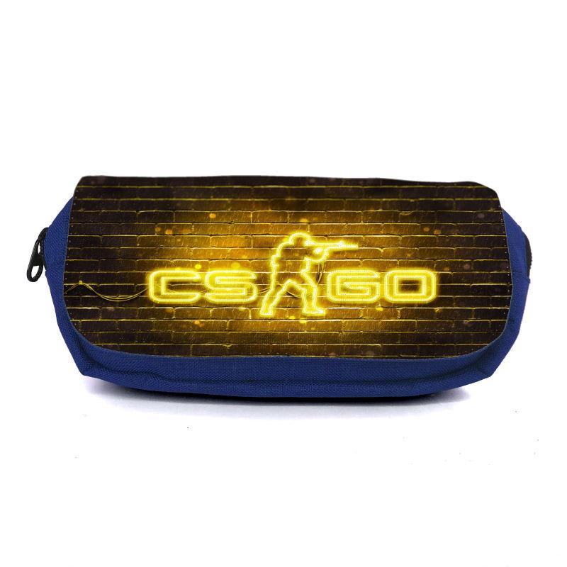 Пенал школьный Контр Забастовка CSGO-0036 Синий (1442383532)