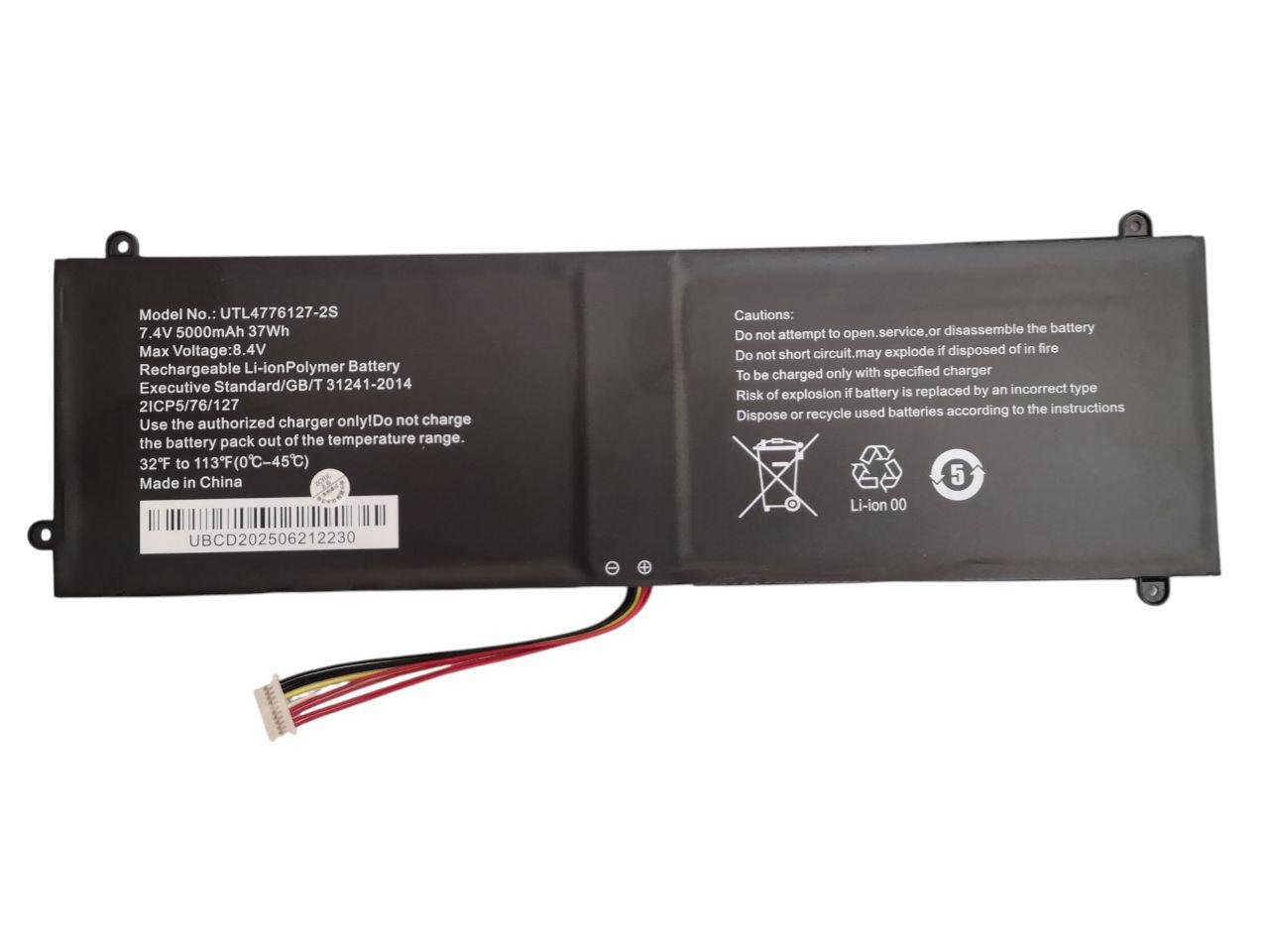 Акумулятор для ноутбука Prestigio SmartBook 141 C2/UTL4776127-2S 5000 mАh 37Wh Тип-B 9pin (000013298)