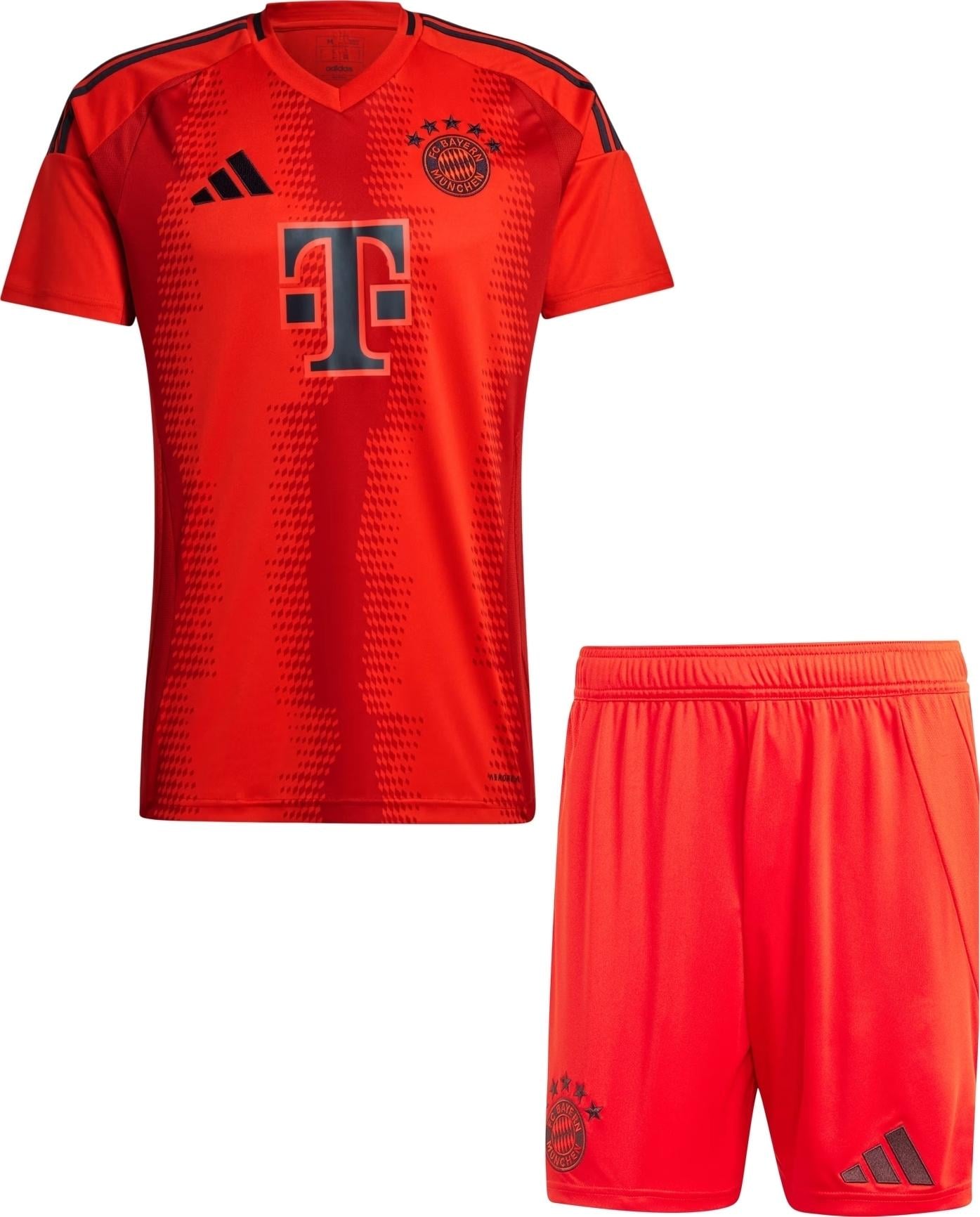 Футбольная форма Бавария 2024-2025 домашняя M Красно-черный (F0071)