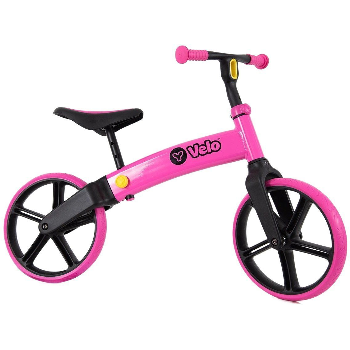 Беговел для детей Yvolution Yvelo алюминиевая рама до 25 кг от 3-х лет Розовый (N101054)