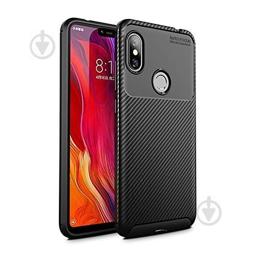 Чехол Carbon Case Xiaomi Redmi Note 6 Pro Черный (hub_TtQC83862)