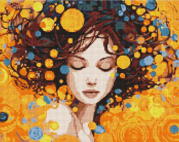 Набір з алмазною мозаїкою Ideyka Портрет елегантності 40x50 см (MTT-194014)