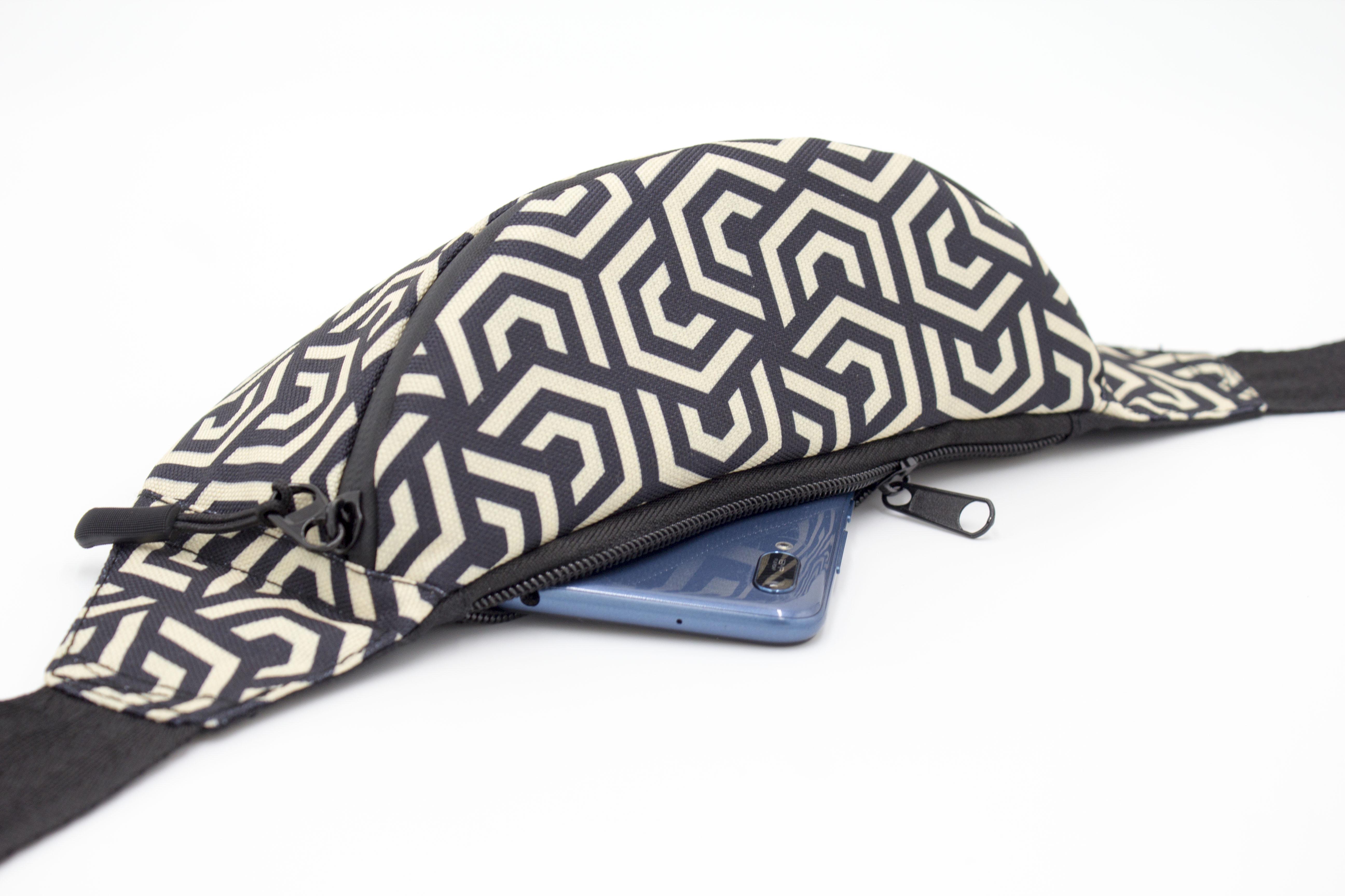 Сумка бананка Шестикутники (BG-002) - фото 6 Сумка бананка Шестикутники (BG-002) - фото 6