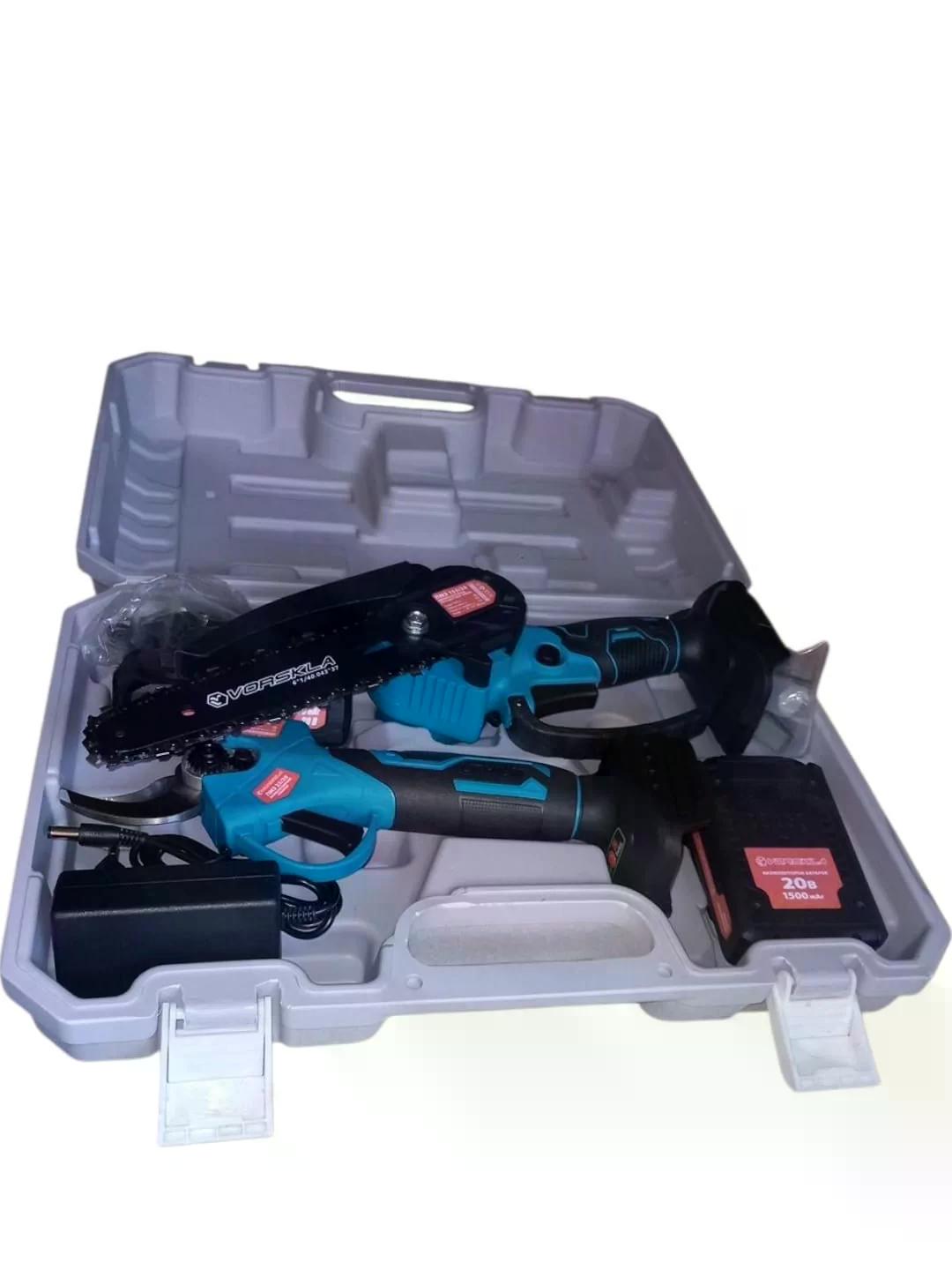 Набор аккумуляторного инструмента VORSKLA мини-пила 153/20 секатор 2/20 удлинитель VS'2000 (27707864) - фото 10