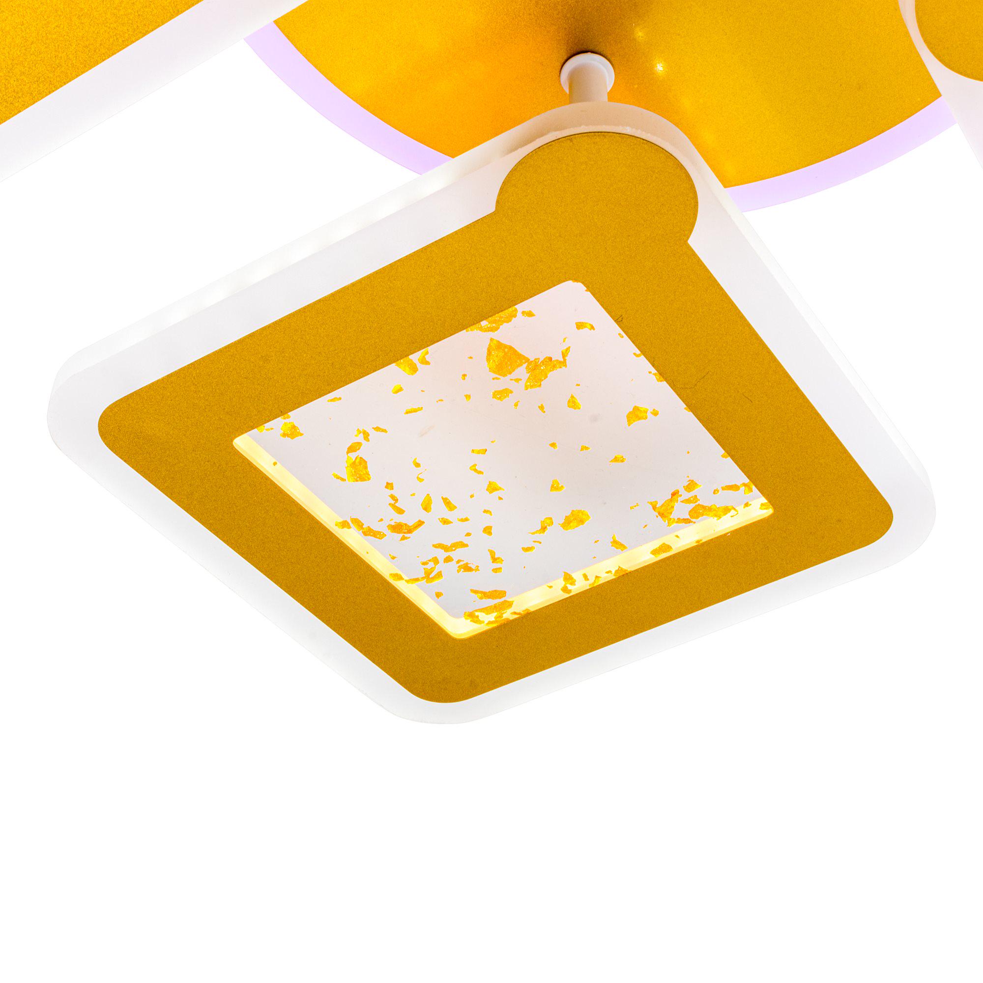 Люстра светодиодная с пультом Valeso V K39977-4+1 GD (000036413) - фото 10