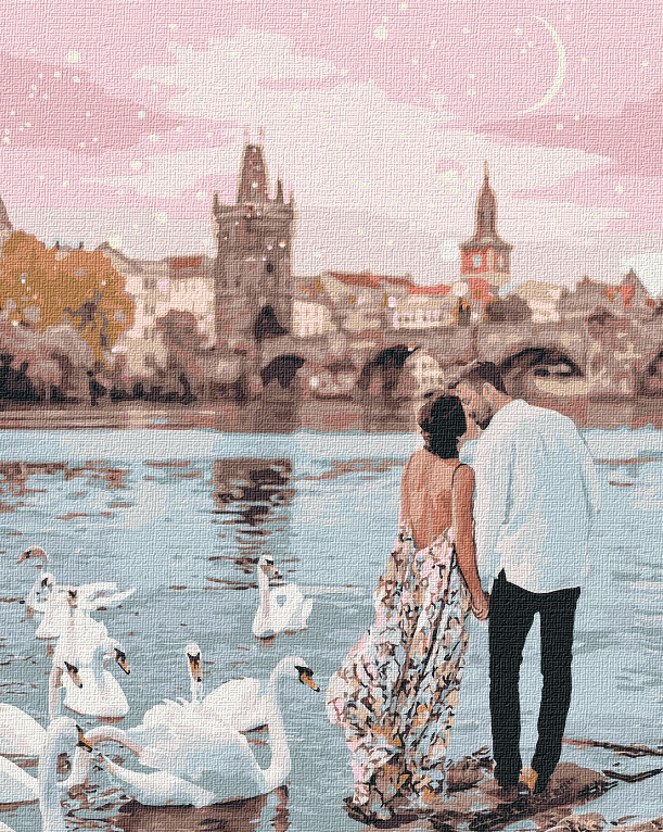 Картина по номерам Идейка Прогулка по Праге 40х50 см (KHO4652)